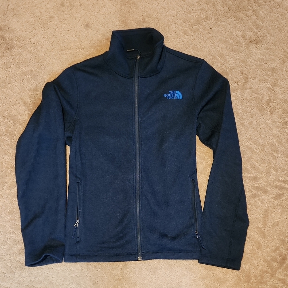 The North Face Navy Zip-Up Fleece